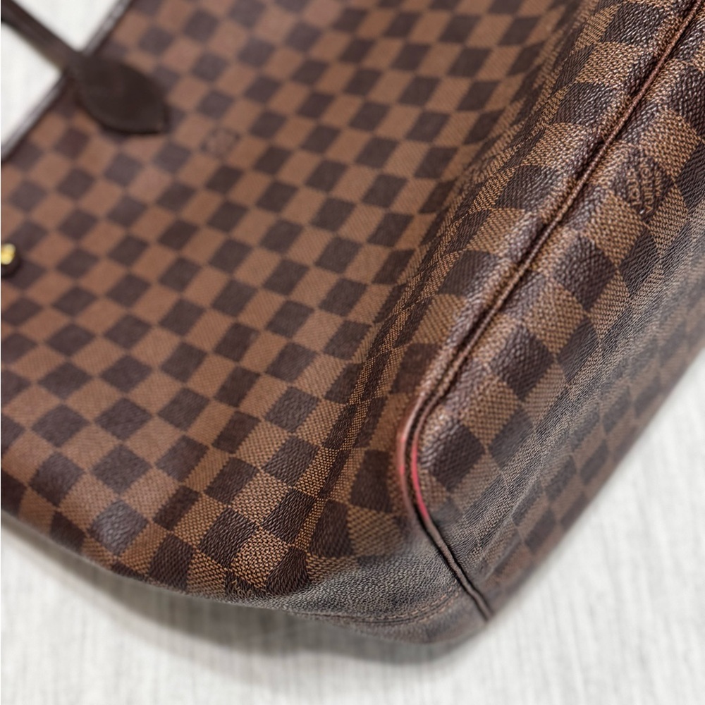 Louis Vuitton Red and Brown Tote Bag - Picture 11 of 14